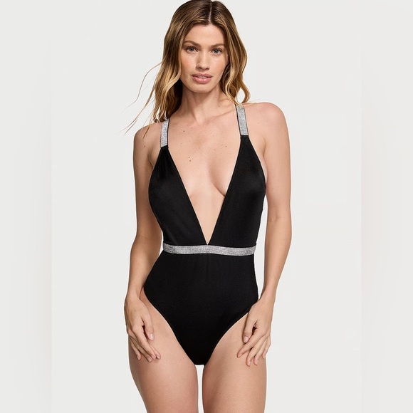 VICTORIA'S SECRET SWIM
Shine Plunge One-Piece Swimsuit - Picture 1 of 7